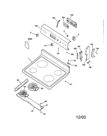 Controls & cooktop
