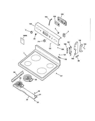 Controls & cooktop