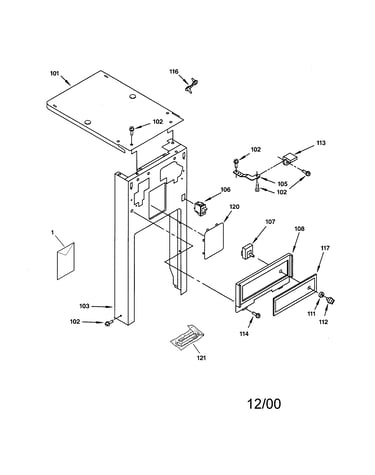 Cabinet & control parts