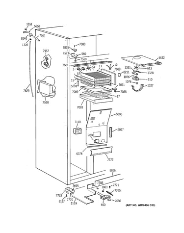 Freezer section