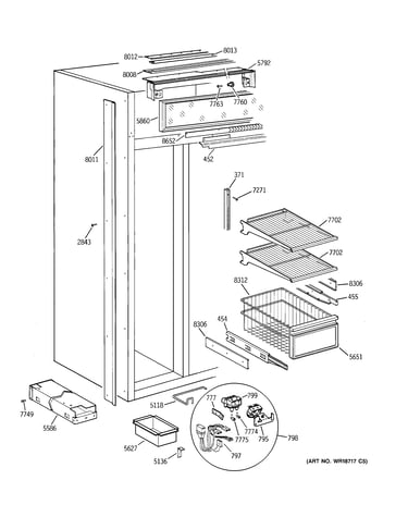 Freezer section