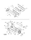 Backsplash, blower & drive assembly