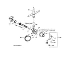 GE GSM2130D00WW motor-pump mechanism diagram