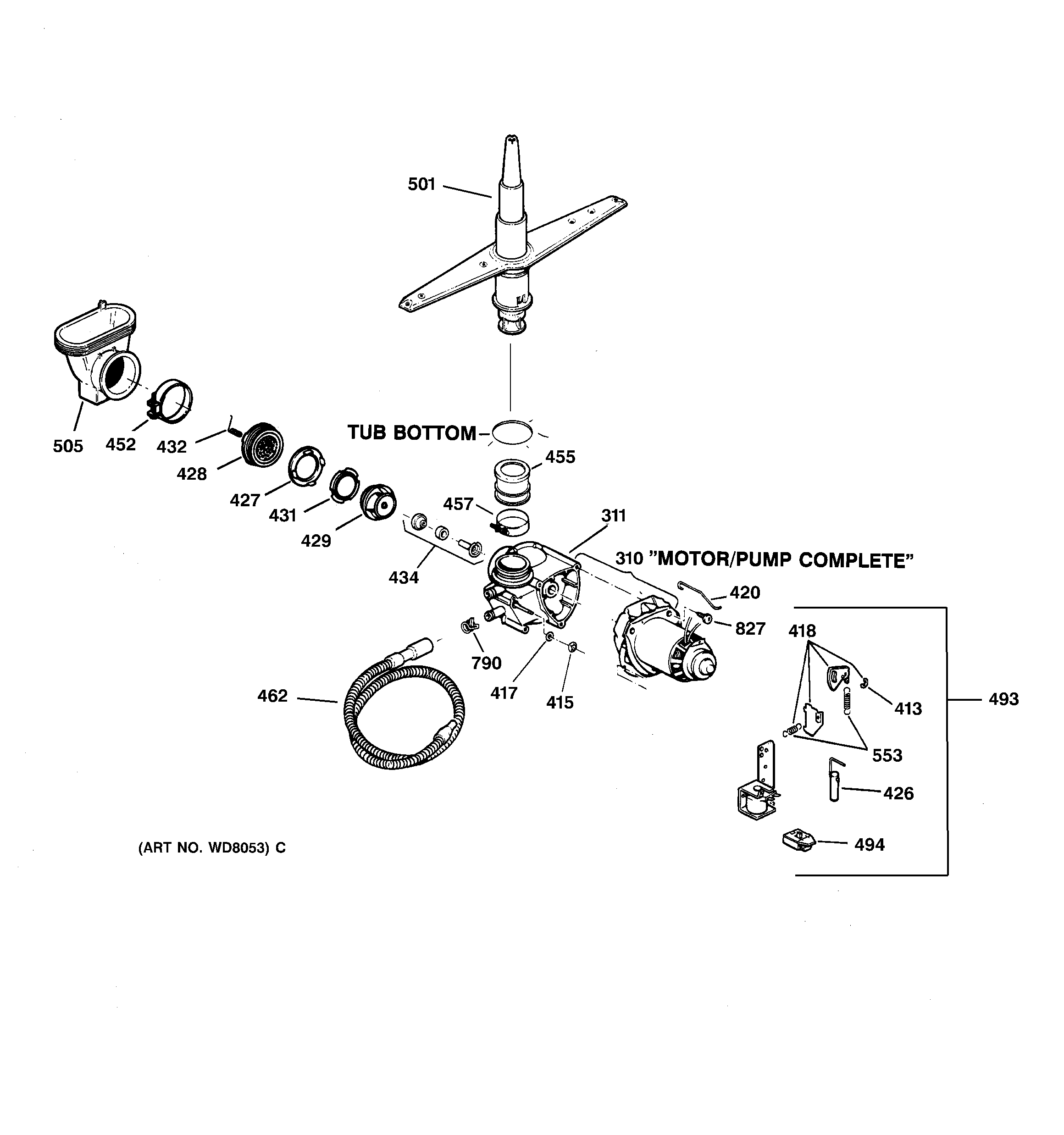 Motor-pump mechanism