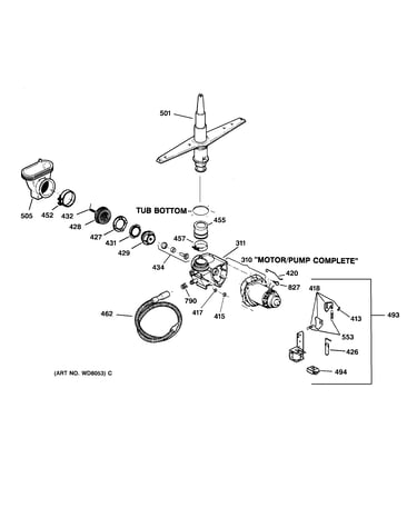 Motor-pump mechanism