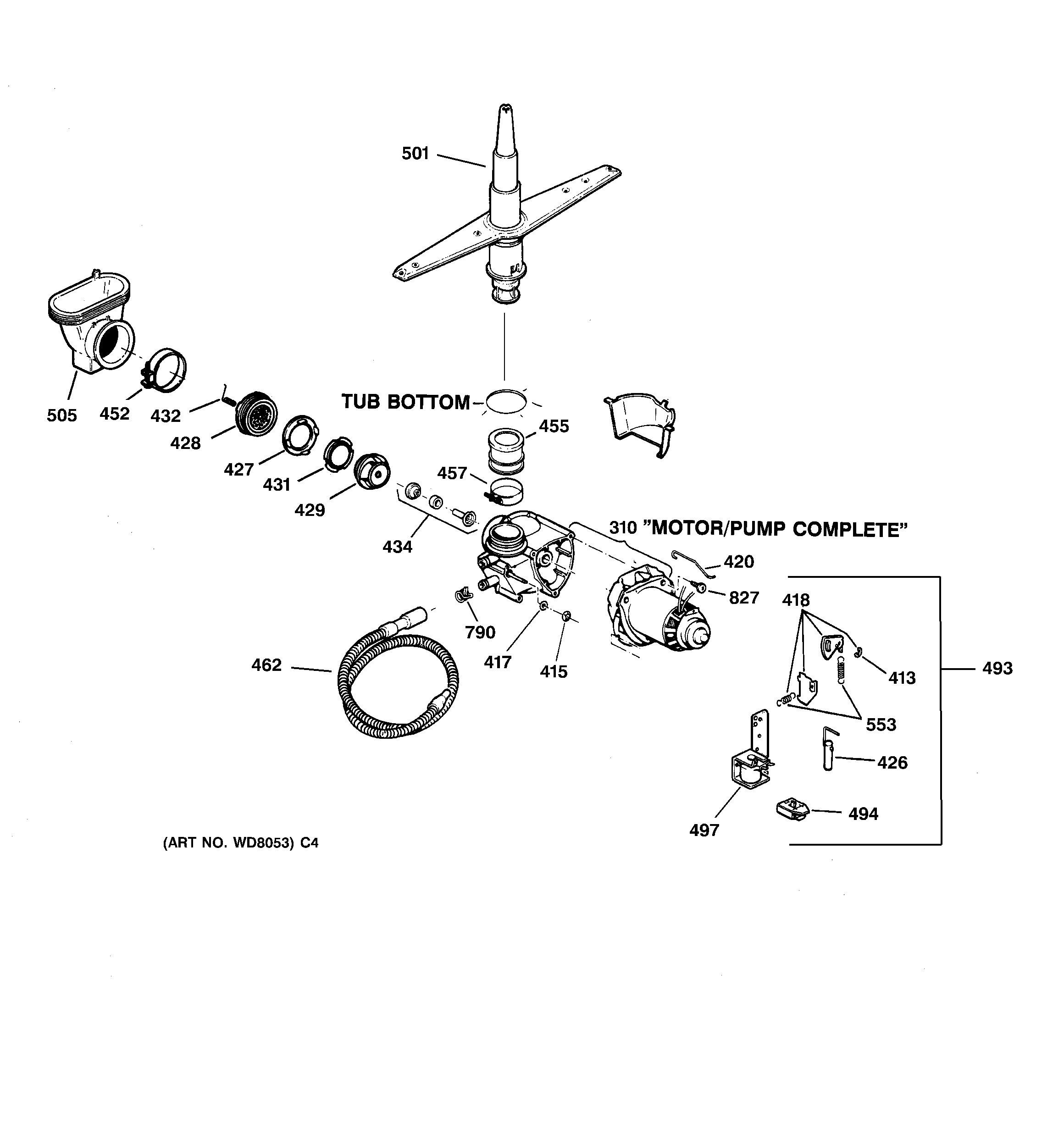 Motor-pump mechanism