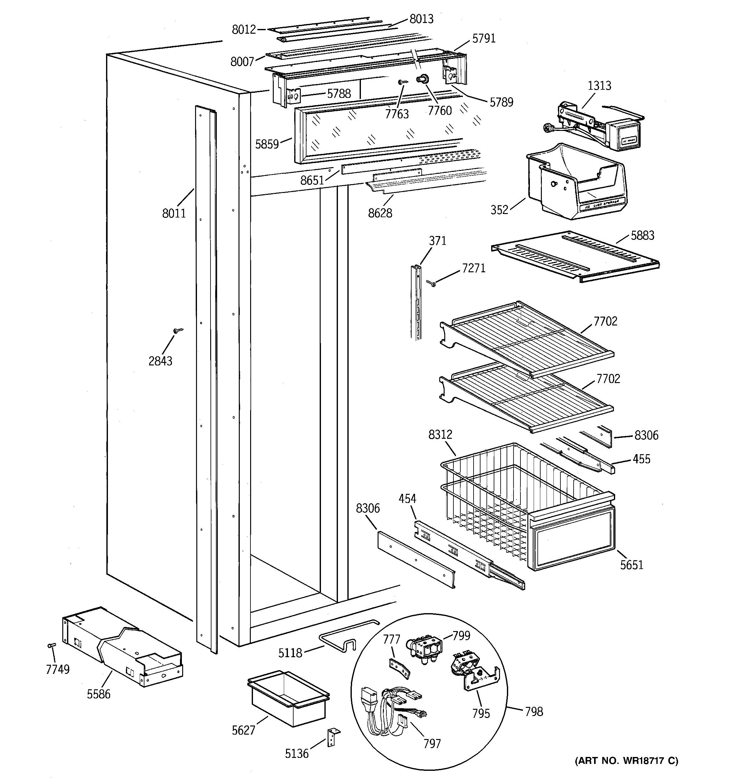 Freezer section