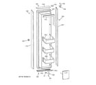 GE ZIS48NCB freezer door diagram