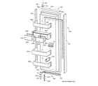 GE ZIS48NCB fresh food door diagram