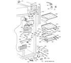 GE ZISS48DCBSS fresh food section diagram