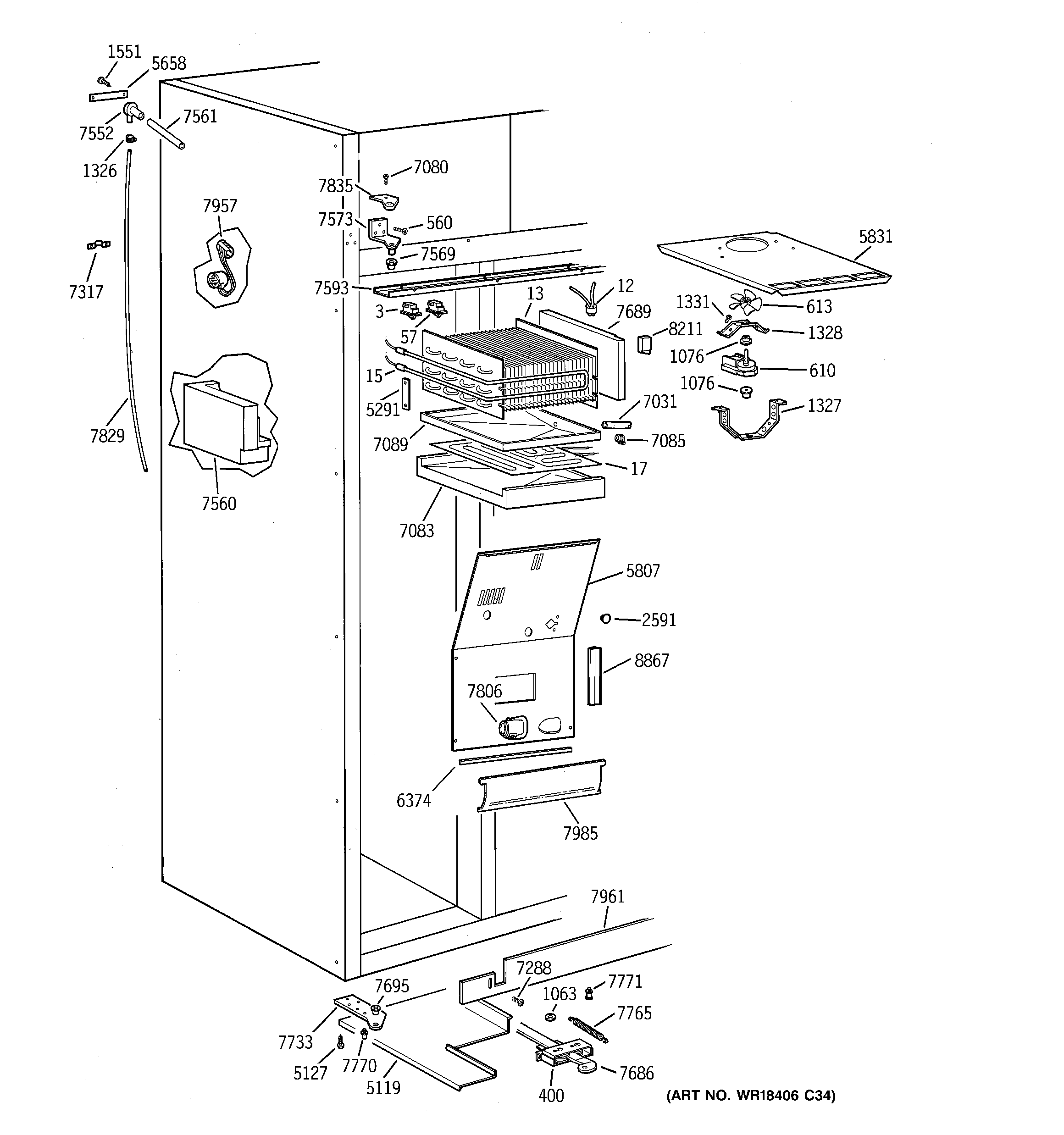 Freezer section