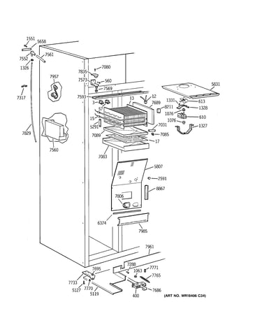 Freezer section