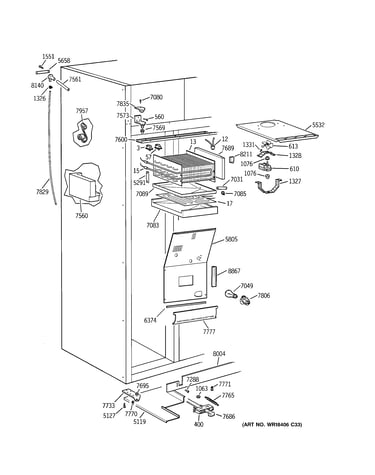 Freezer section