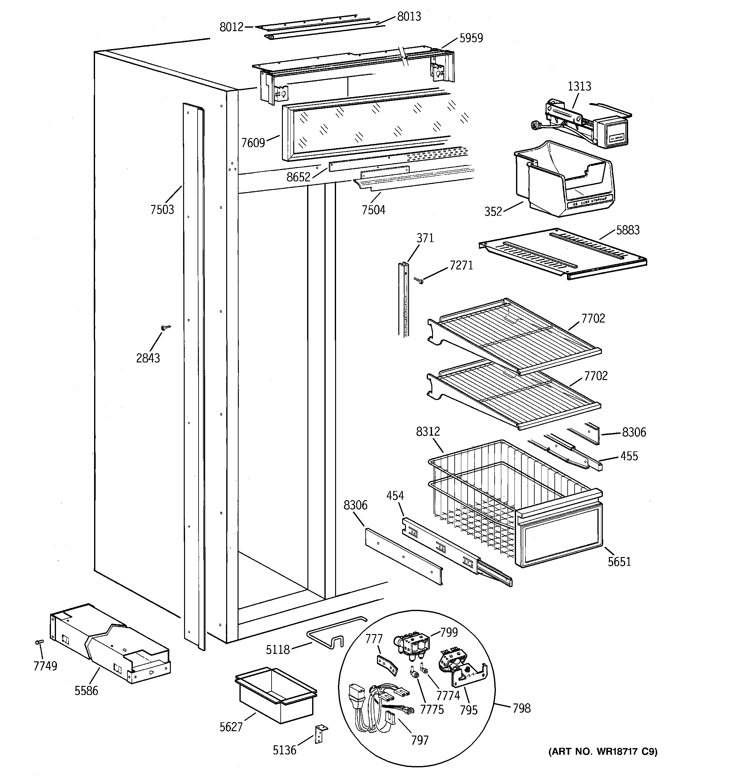 Freezer section