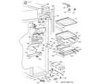 GE ZISS42NCBSS fresh food section diagram