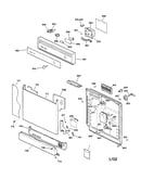 Escutcheon & door assembly