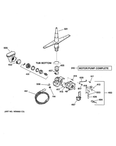 Motor-pump mechanism