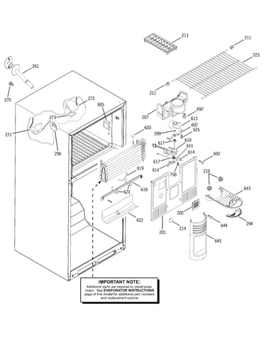 Freezer section