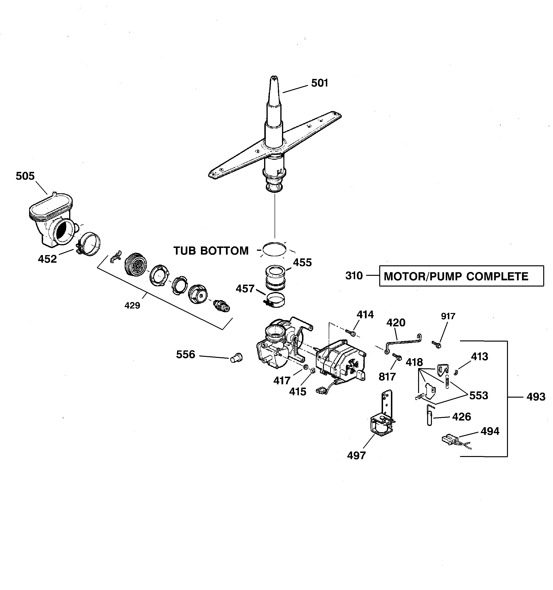 Motor-pump mechanism