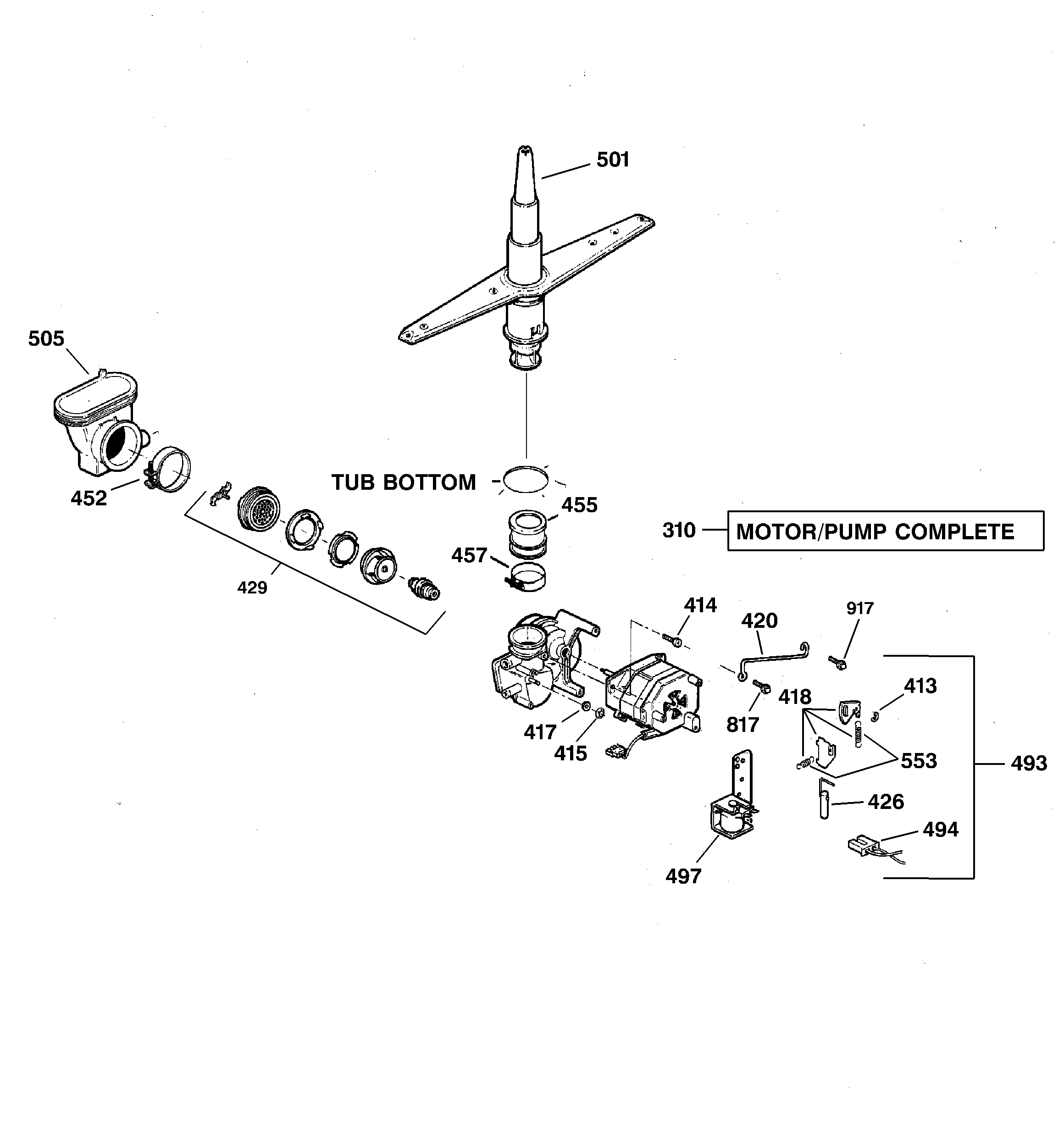 Motor-pump mechanism