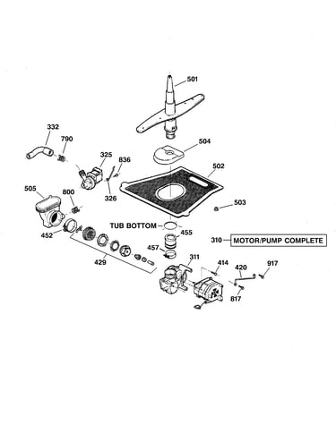 Motor-pump mechanism