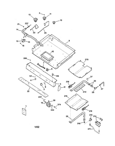Gas & burner parts