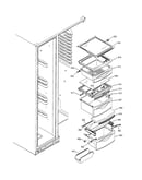 Fresh food shelves