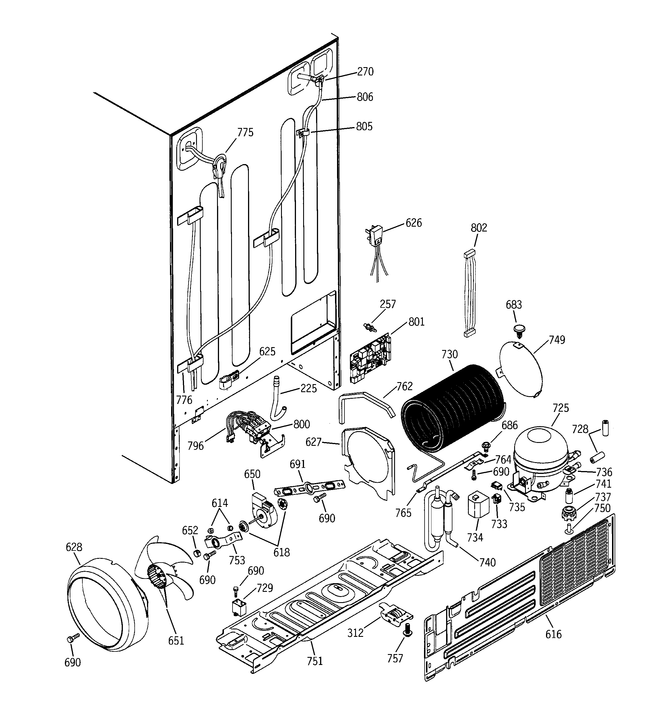 SEALED SYSTEM & MOTHER BOARD