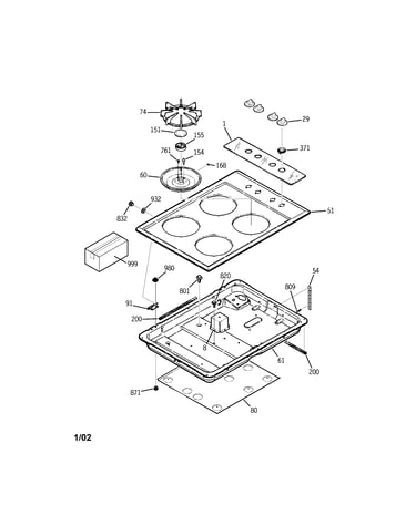 Control panel & cooktop