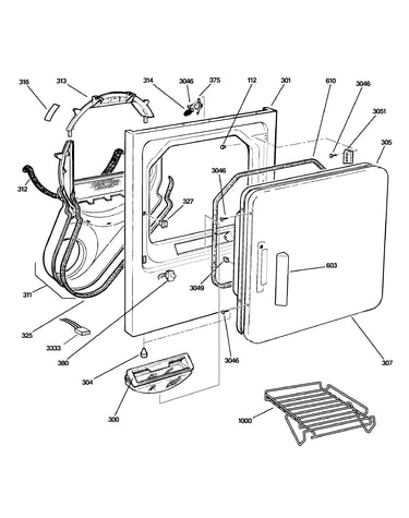 Front panel & door