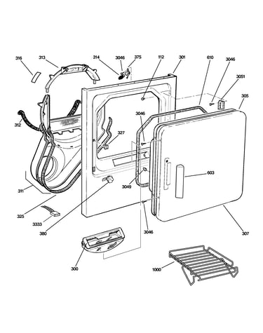 Front panel & door