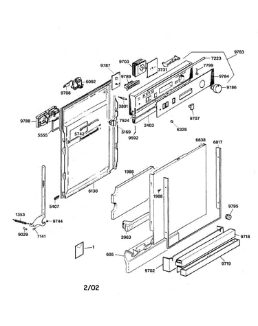 Escutcheon & door assembly