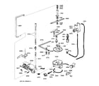 GE ZBD4700X motor-pump mechanism diagram