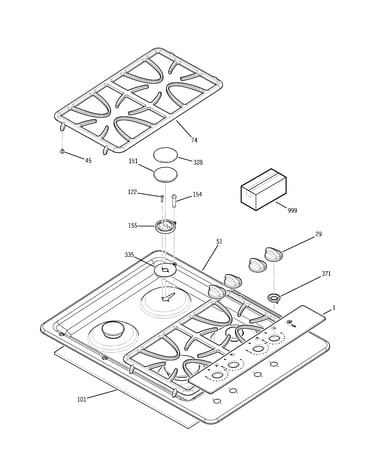 Control panel & cooktop