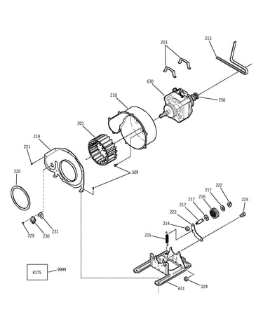 Motor & fan assembly