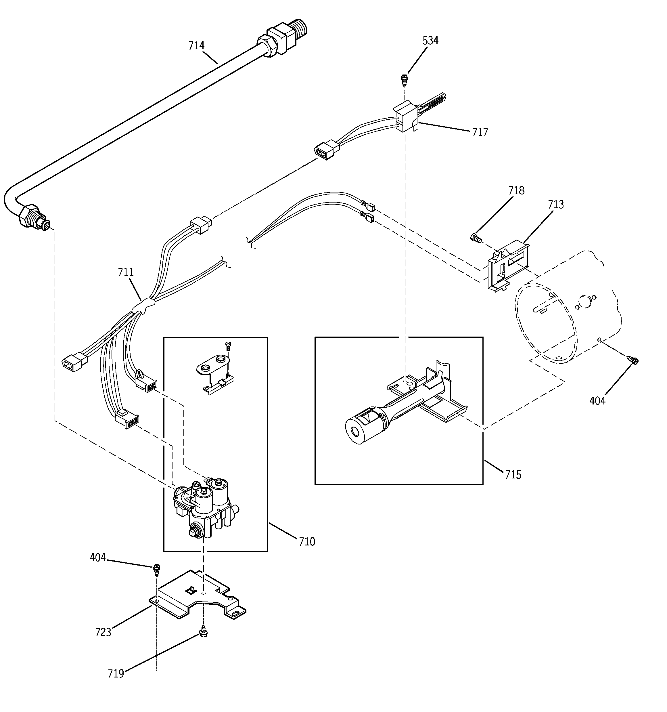 GAS VALVE, IGNITER & GAS CONVERSION