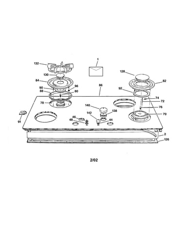 Control panel & cooktop