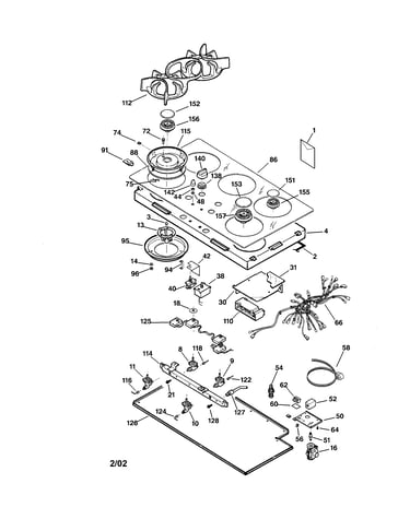 Controls, cooktop & burner