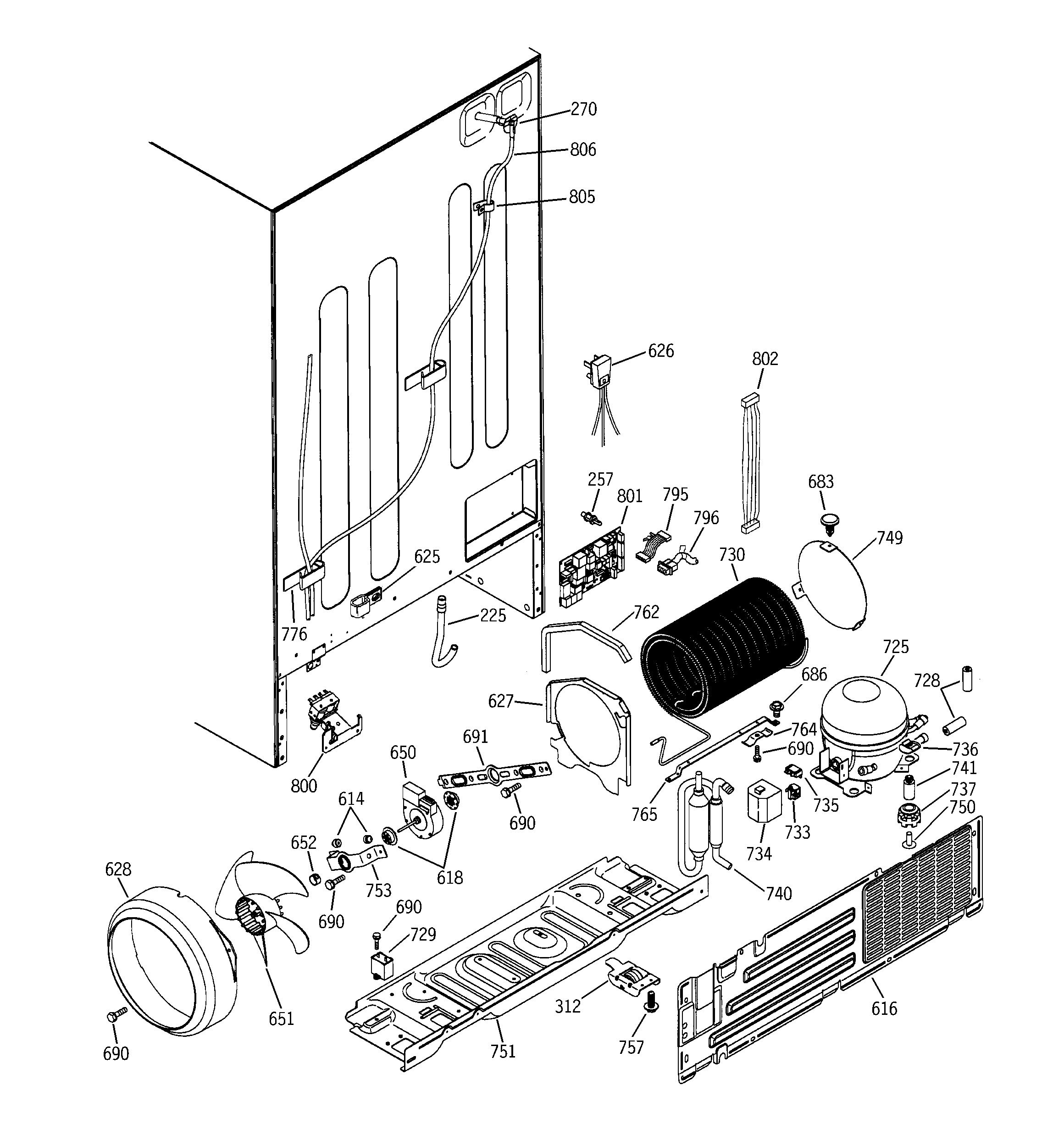 SEALED SYSTEM & MOTHER BOARD