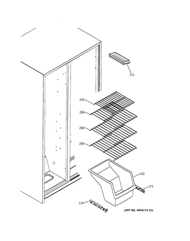 Freezer shelves