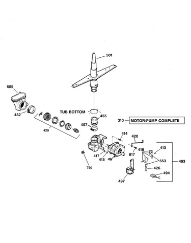 Motor-pump mechanism