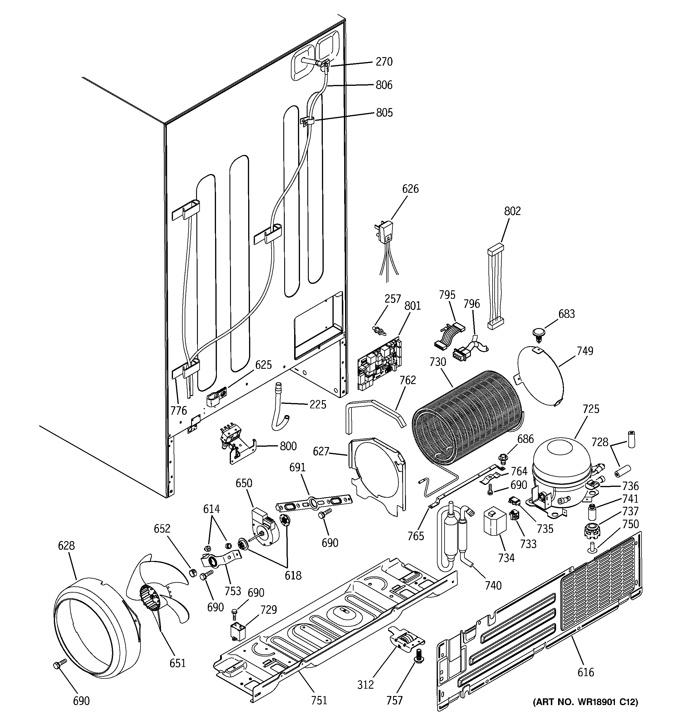 SEALED SYSTEM & MOTHER BOARD