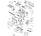 GE JVM1651BB006 microwave diagram