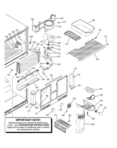Freezer section