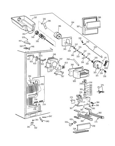 Freezer section