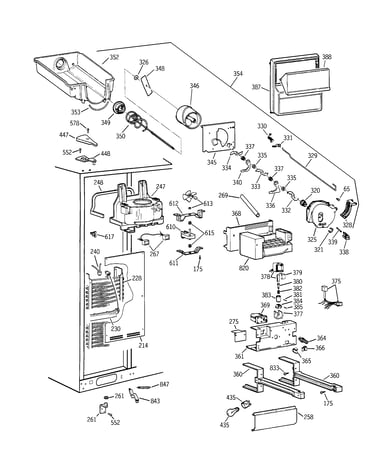 Freezer section