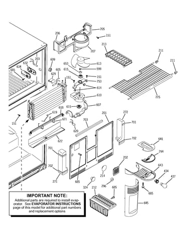 Freezer section