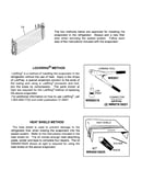 Evaporator instructions