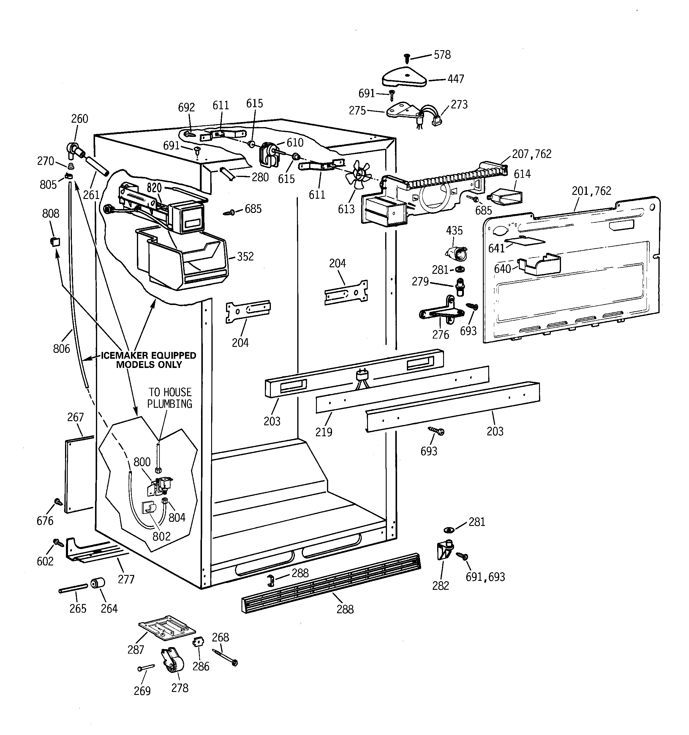 Cabinet parts