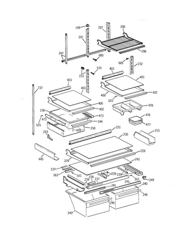 Shelf parts